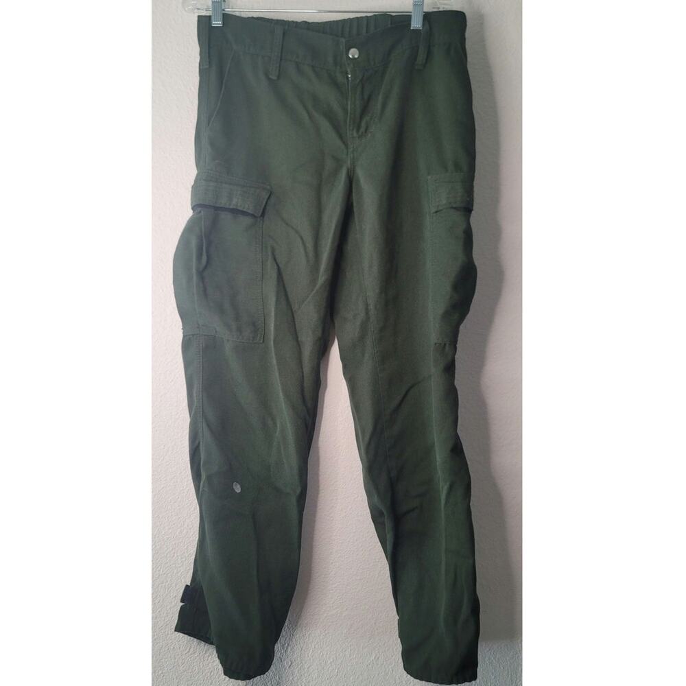 Cascade Fire Equipment CFE Women's Sz 8 Green Flame Resistant Firefighter Pants